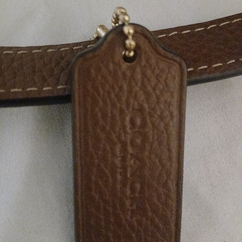 Coach Tan and Brown Signature Backpack - Picture 5 of 5